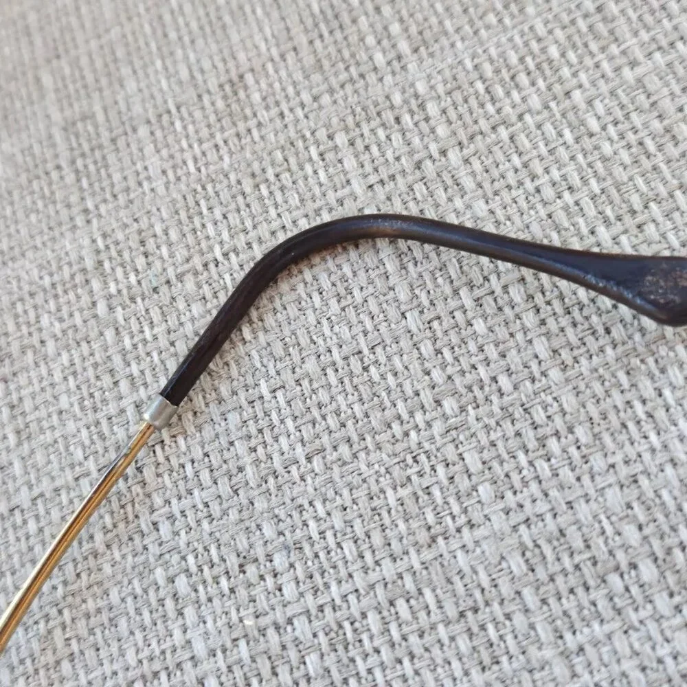 Escada Vintage Glasses Frame Half Rim Gold Tone Women Eyeglasses Frame only